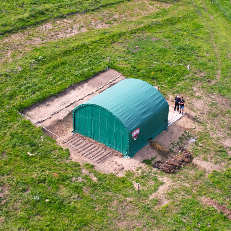 Šotor za živali 6,00 x 6,00 x 3,70 m - 610g, 750g in 900g PVC - slika 4