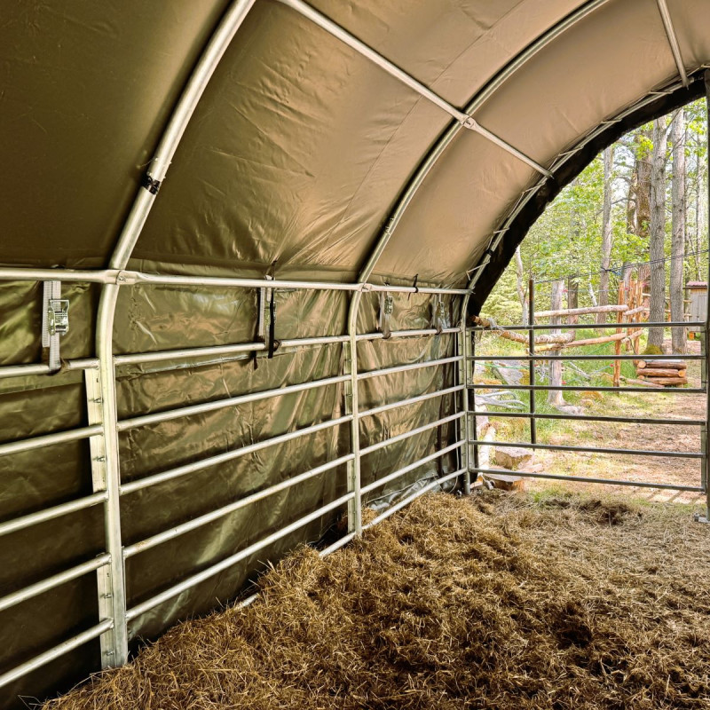 Šotor za živali 6,00 x 6,00 x 3,70 m - 610g, 750g in 900g PVC - slika 7
