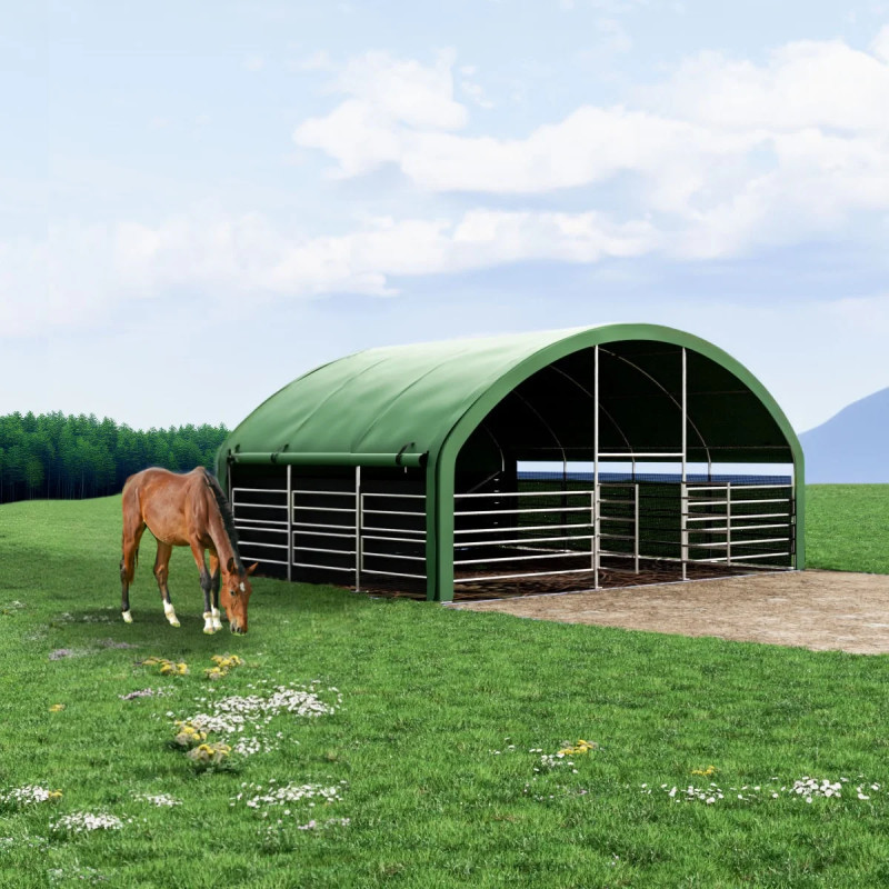 Šotor za živali 6,00 x 6,00 x 3,70 m - 610g, 750g in 900g PVC - slika 6