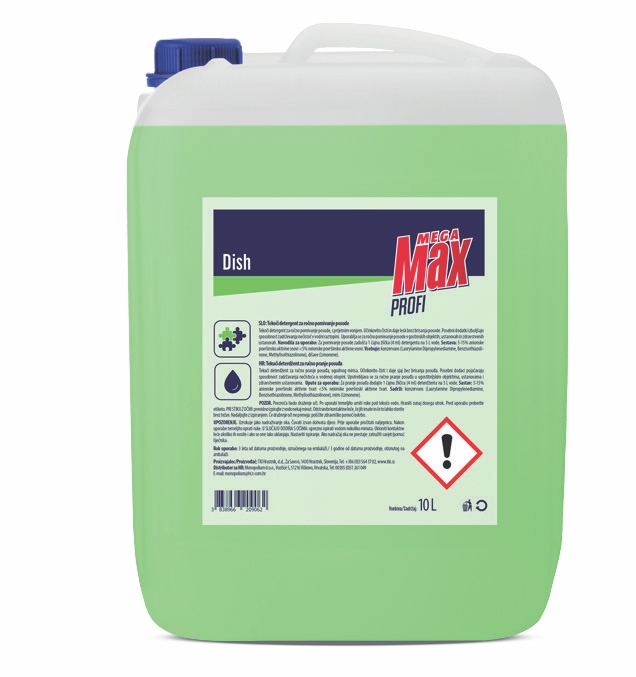 Tekoči detergent za ročno pomivanje posode MEGAMax PROFI Dish 10 kg