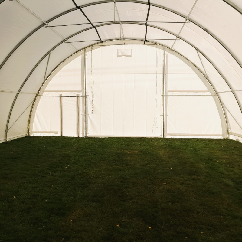 Skladiščni šotor 9,15×20,00 x 4,50 m 900 gr PVC - slika 3